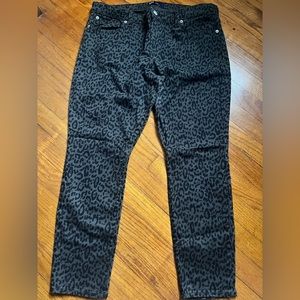 GAP animal print jeans